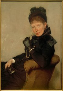 Portret szwedzkiej malarki Jeanny Bauck